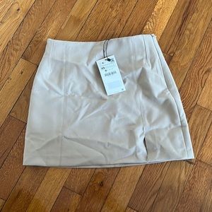 Zara suiting mini skirt SZ XS